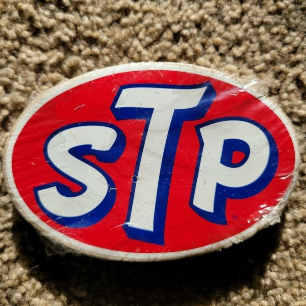 1970's Vintage STP sticker Decal
